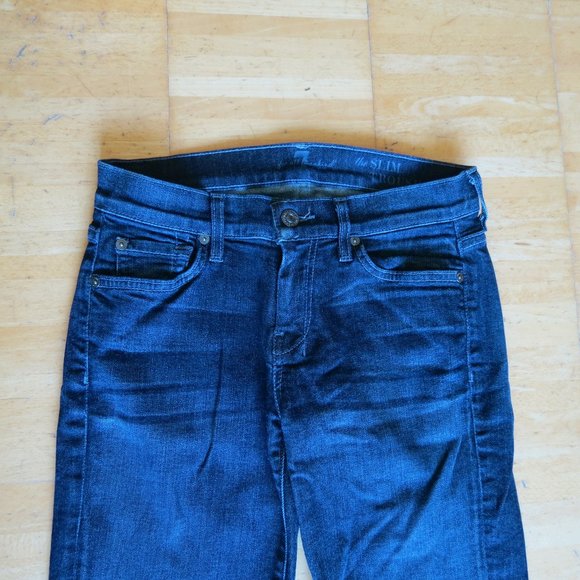 7 SEVEN FOR ALL MANKIND trouser dark wash jeans 26 - Picture 2 of 6